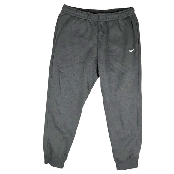 Nike Sweatpants Mens XL Dark Gray Sportswear Club Fleece Jogger Swoosh - Picture 1 of 15